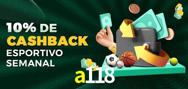 10% de bônus de cashback na a118